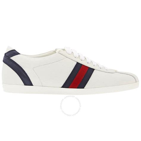 gucci ladies bambi low top white leather sneaker|Gucci low top.